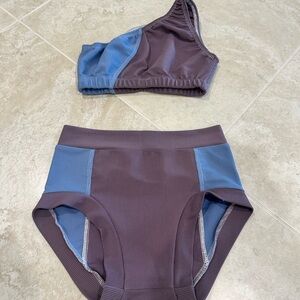 Two-Tone Dance Set with Bloomers